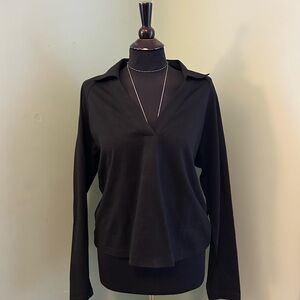 Black Long Sleeve Women's Top